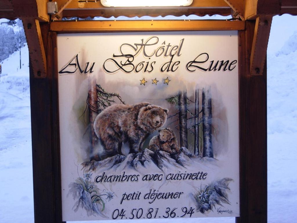 Au Bois De Lune Châtel Eksteriør bilde